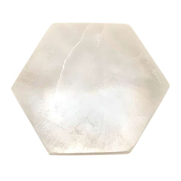 Selenite Plate, Hexagonal