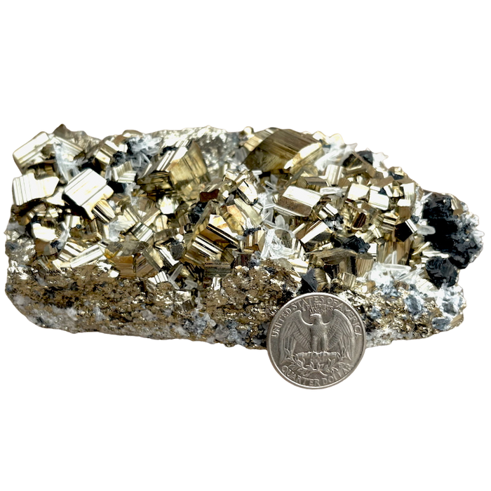 Pyrite, sphalerite and quartz (Peru)