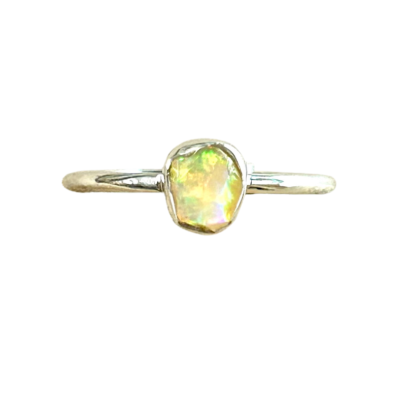 Opal (Ethiopian) Stacker Ring