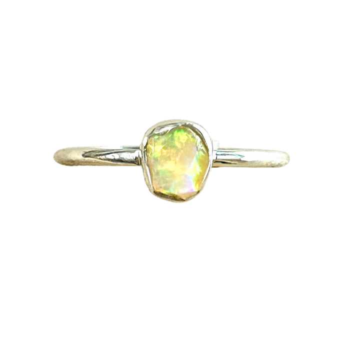 Opal (Ethiopian) Stacker Ring