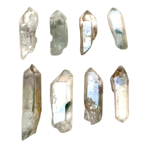 Quartz Crystals with Chlorite Inclusions