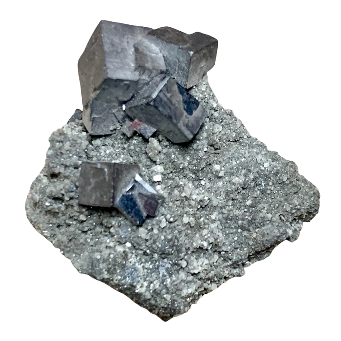 Galena on Calcite (Missouri)
