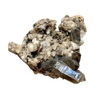 Smoky Quartz on Orthoclase (Dona Ana Co., New Mexico)