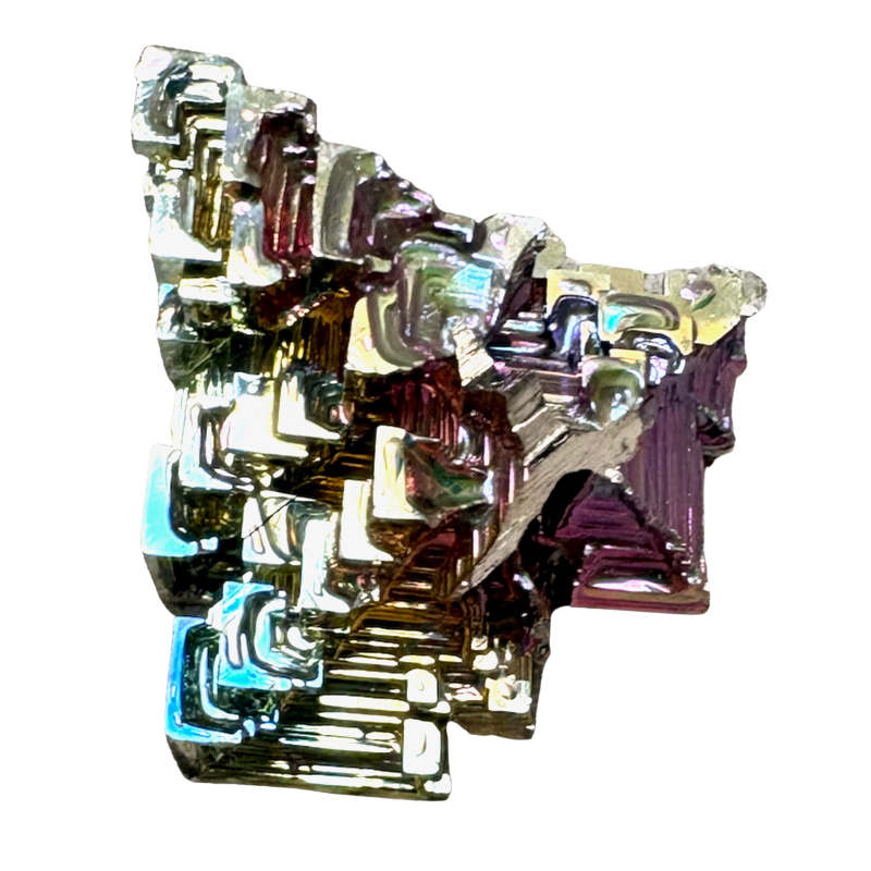 Bismuth Lab-grown Hopper Crystal (Germany)