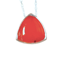 Carnelian Pendant and Chain