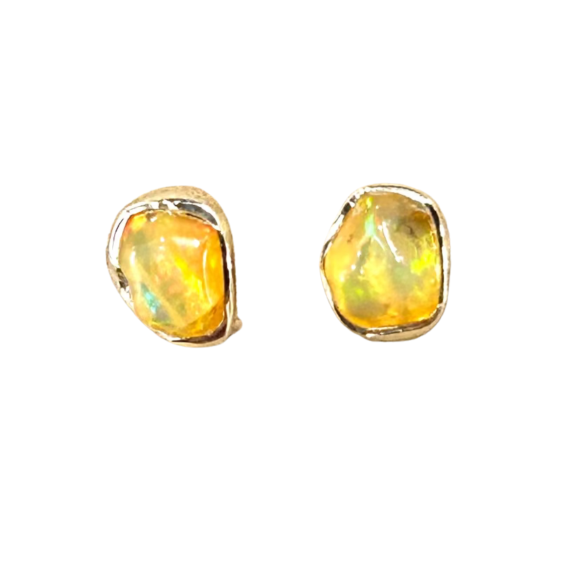 Opal (Ethiopian) Stud Earrings