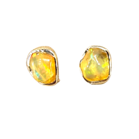 Opal (Ethiopian) Stud Earrings