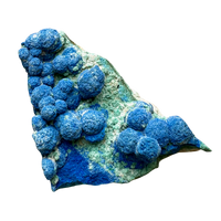 Azurite Balls in Matrix (Sandoval Co., New Mexico)
