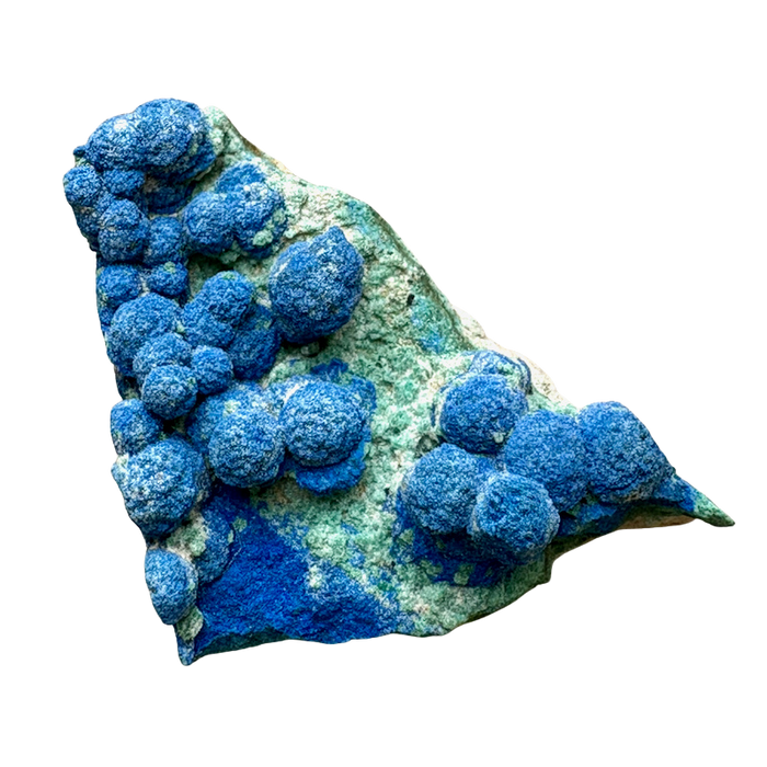 Azurite Balls in Matrix (Sandoval Co., New Mexico)