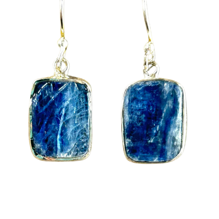 Kyanite (Rough) Dangle Earrings