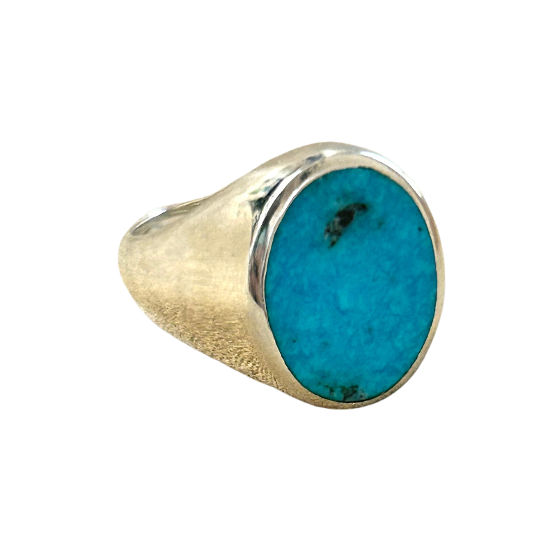 Turquoise and Sterling Silver Ring (size 8)