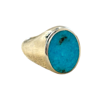 Turquoise and Sterling Silver Ring (size 8)