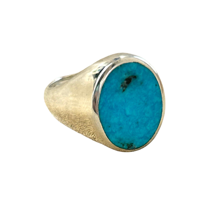 Turquoise and Sterling Silver Ring (size 8)