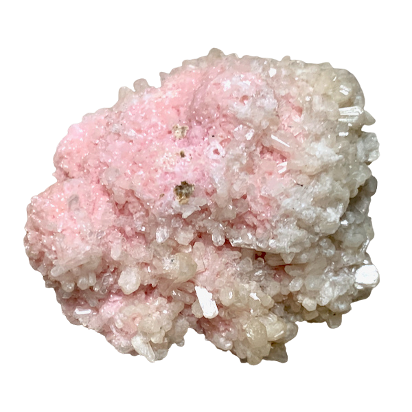 Stilbite on Rhodochrosite (Bulgaria)