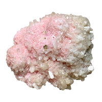 Stilbite on Rhodochrosite (Bulgaria)