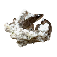 Smoky Quartz with Albite & Orthoclase (Dona Ana Co., New Mexico)
