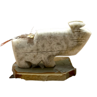 Justin Gomez Buffalo Carving (Taos, New Mexico)