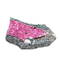 Calcite (Cobaltoan) with Malachite (Democratic Republic of Congo)