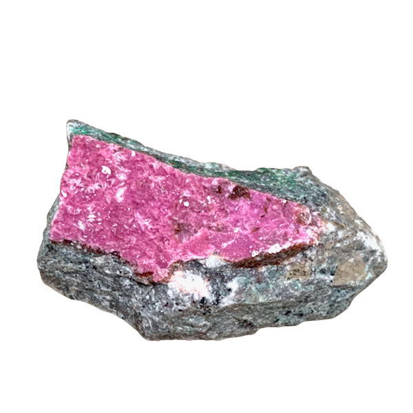 Calcite (Cobaltoan) with Malachite (Democratic Republic of Congo)