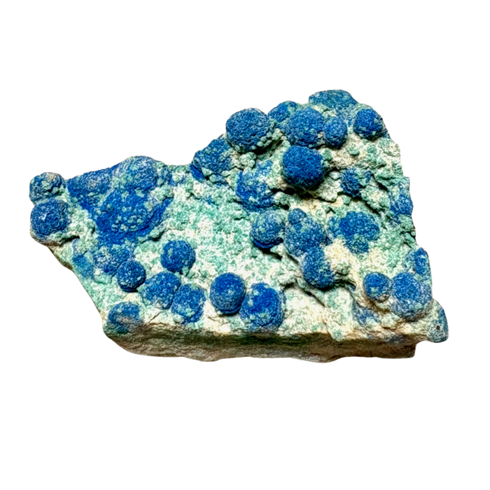 Azurite Balls in Matrix (Sandoval Co., New Mexico)