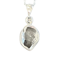 Herkimer Diamond (Quartz) and Sterling Silver Pendant on Chain