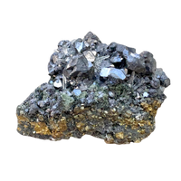 Galena, quartz and chalcopyrite (Bulgaria)