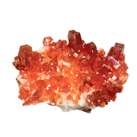 Vanadinite with Barite (Morocco)