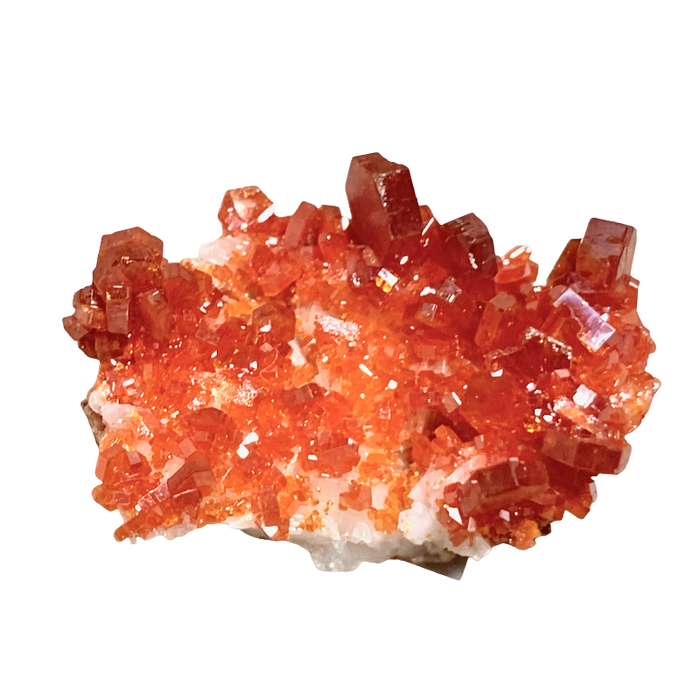 Vanadinite with Barite (Morocco)