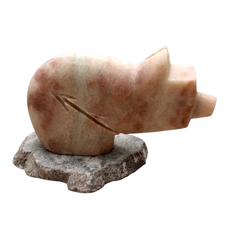 Justin Gomez Bear Carving (Taos, New Mexico)
