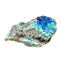 Linarite on Altered Galena (Blanchard Mine, Socorro Co., New Mexico)