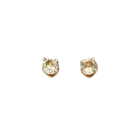 Labradorite Faceted Stud Earrings