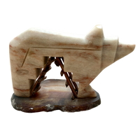 Justin Gomez Bear Carving (Taos, New Mexico)