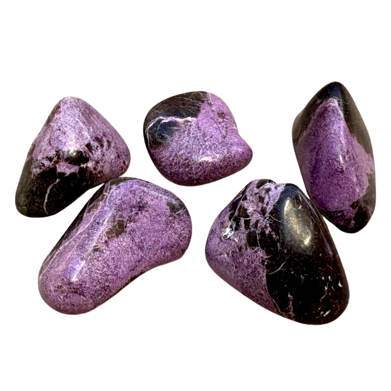 Stichtite with Serpentine (Atlantasite) Pebble