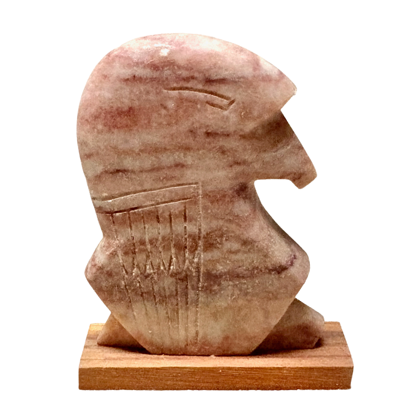 Justin Gomez Eagle Head Carving (Taos, New Mexico)