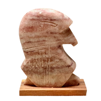 Justin Gomez Eagle Head Carving (Taos, New Mexico)