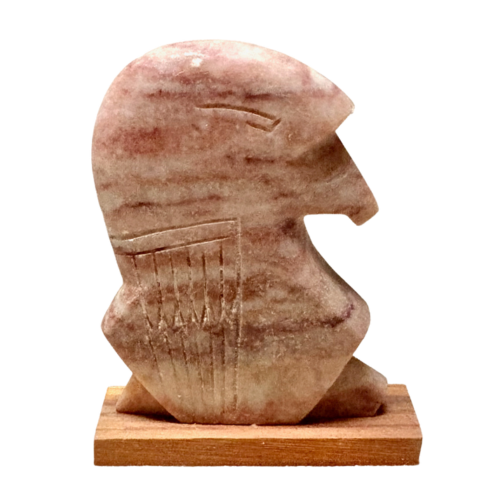 Justin Gomez Eagle Head Carving (Taos, New Mexico)