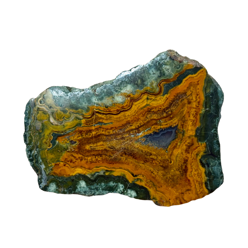 Geode, Orpheus Agate, Polished Face (Bulgaria)