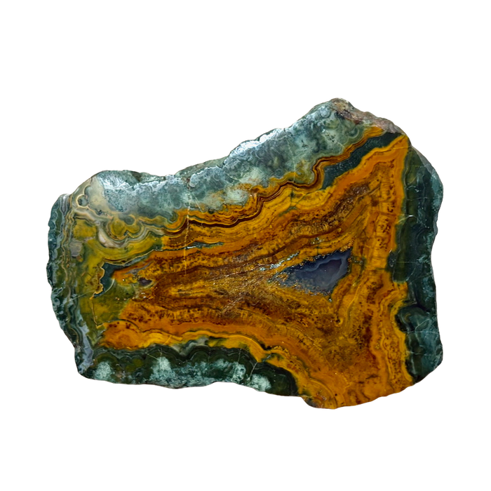 Geode, Orpheus Agate, Polished Face (Bulgaria)