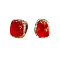 Carnelian Stud Earrings