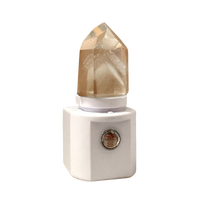 Night Light, White Phantom Quartz Crystal