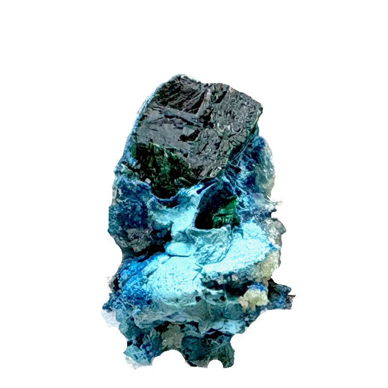 Shattuckite and Malachite (Namibia)