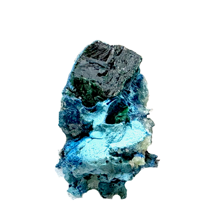 Shattuckite and Malachite (Namibia)
