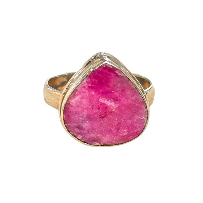 Ruby Rough Ring (size 8)