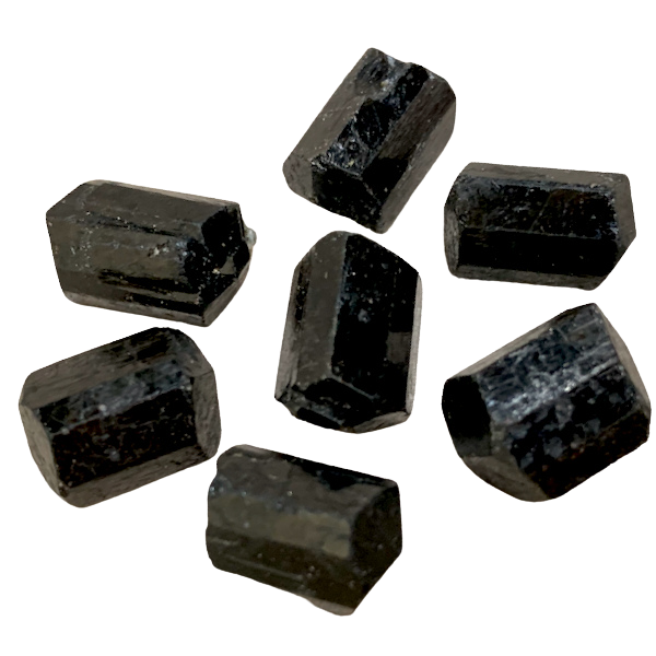 Tourmaline (Black, Schorl) Crystals (smaller)