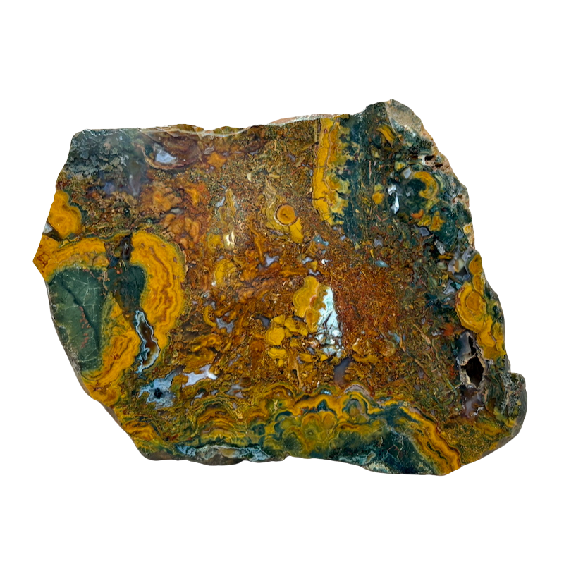 Geode, Orpheus Agate, Polished Face (Bulgaria)