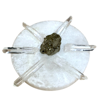 Selenite Charging Plate, Round