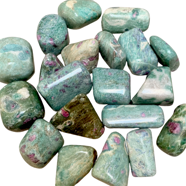 Ruby-in-fuchsite Polished Pebble