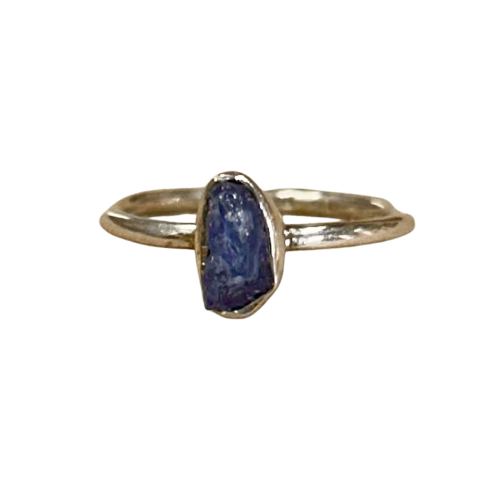 Sapphire (Rough) Stacker Ring