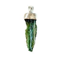 Moldavite Rough Pendant
