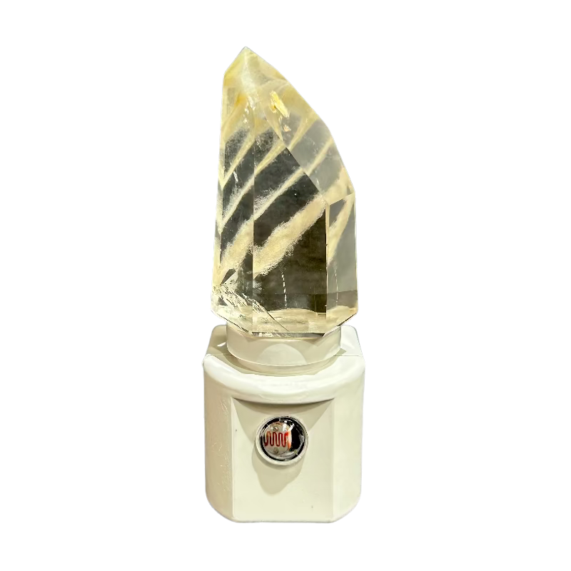 Night Light with Amianto Quartz Crystal